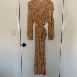 Billabong Cherry Blossoms Wrap Dress